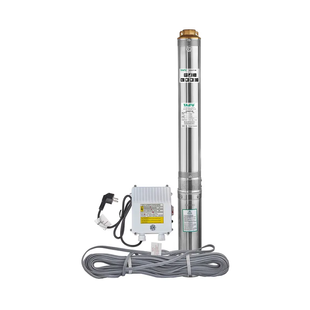 Насос свердловинний відцентровий Taifu 4STM 8/17+2M +пульт Н=107м, Q=10,8м3, P=2200Вт, каб.2м, 1,5" (TF3401) TF3401 фото