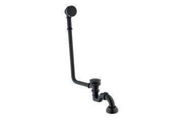 Сифон Besco Retro з переливом до ванни Besco Otylia/Besco Olaya (чорний) SW-PRZ-CZR фото