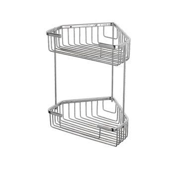 Полиця кутова Ledeme LM335-1 2-ярусна (решітка) 250x250мм (LL0930) LL0930 фото