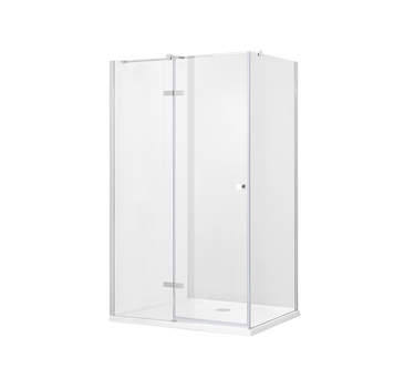 Кабіна прямокутна Besco Pixa 120x90x195 ліва, скло прозоре, профіль хром PPL-129-195C фото