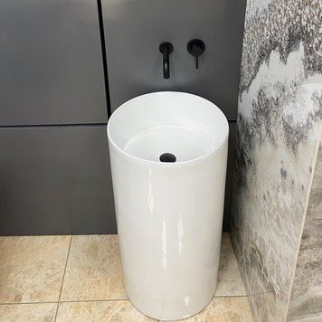 Умивальник підлоговий Vbi Cirella Білий VBI-019024 фото