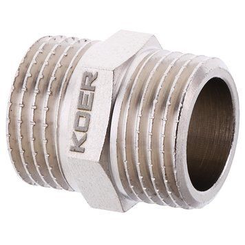 Ніпель нікельований 1/2 Koer WM.N06 (KR2988) KR2988 фото