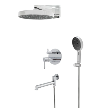 Вбудована душова система Koer KB-66029-01 3 функції Хром (KR5483) KR5483 фото