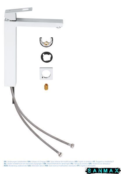 Змішувач на стільницю для умивальника XL-розміру Grohe Eurocube (23406000) 23406000 фото