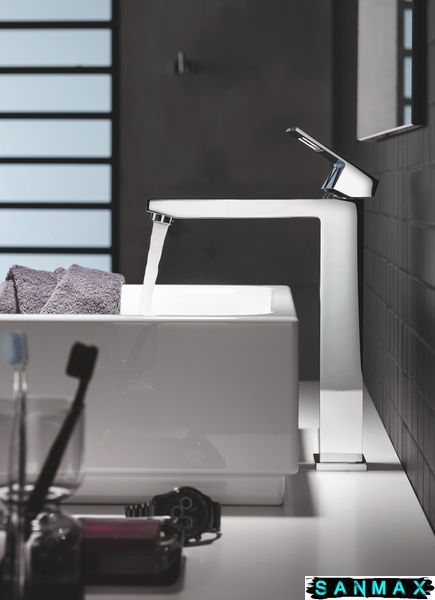 Змішувач на стільницю для умивальника XL-розміру Grohe Eurocube (23406000) 23406000 фото