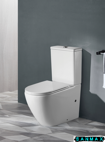 Унітаз-компакт Mixxus Premium Ellipse-0401-T1 630x390x840mm, система змиву Tornado 1.0 (MP6467) MP6467 фото