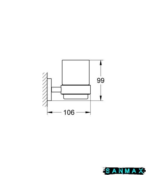 Стакан для зубних щіток Grohe Essentials New (40447001) 40447001 фото