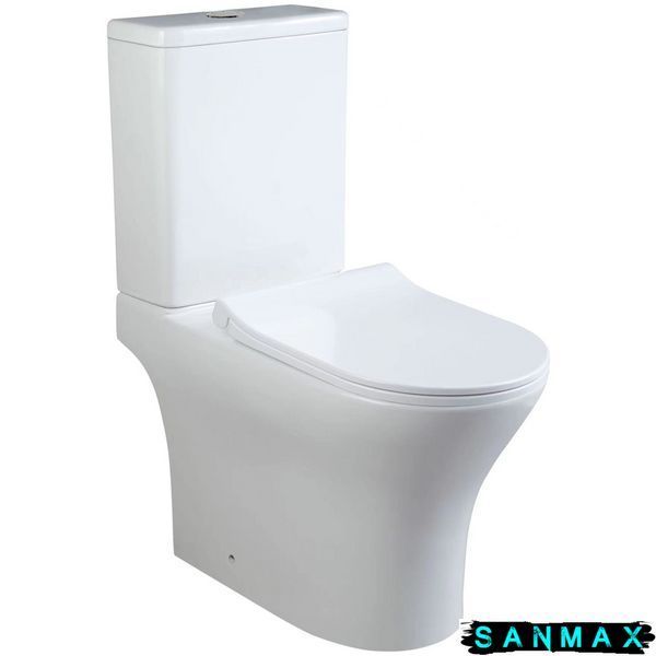 Чаша унітазу-компакту Mixxus Wave-0402-T3 Bowl 650x350x830 Tornado 3.0 без сидіння (MI8360) MI8360 фото