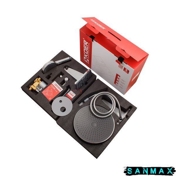 Вбудована душова система Koer KB-66029-01 3 функції Хром (KR5483) KR5483 фото