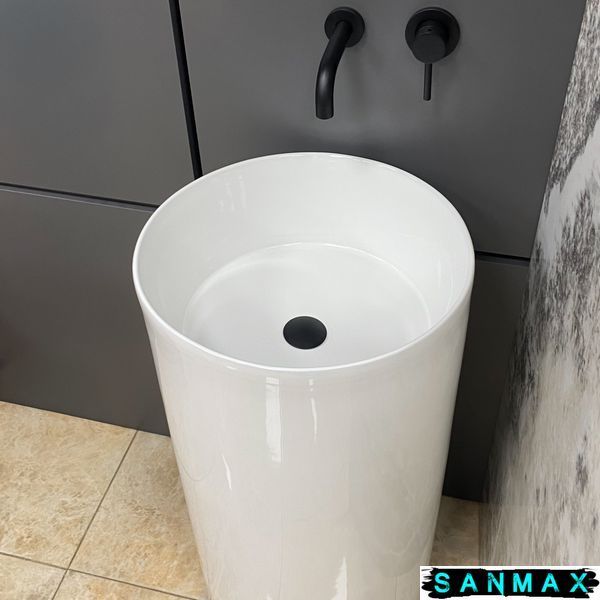 Умивальник підлоговий Vbi Cirella Білий VBI-019024 фото
