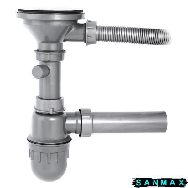 Мийка кухонна Haiba HB8210-G228 Gray 620x500x200 (HB0984) HB0984 фото