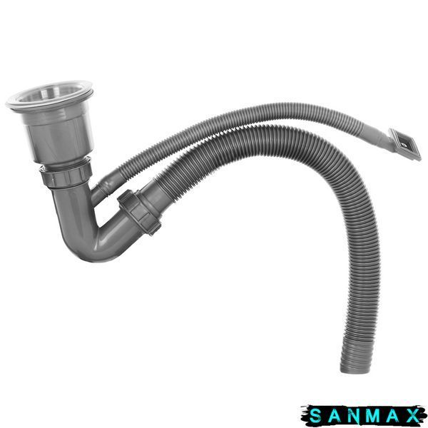 Мийка кухонна Zerix Z6642-08-180E (Satin) (ZX1600) ZX1600 фото