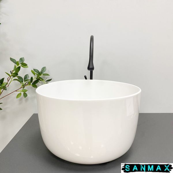 Умивальник Vbi Rossano Білий накладний VBI-016606 фото