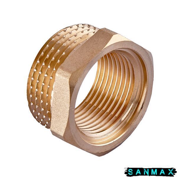 Футорка Koer KF.F0810.WN - 1"x3/4" без нікелю (KR5578) KR5578 фото