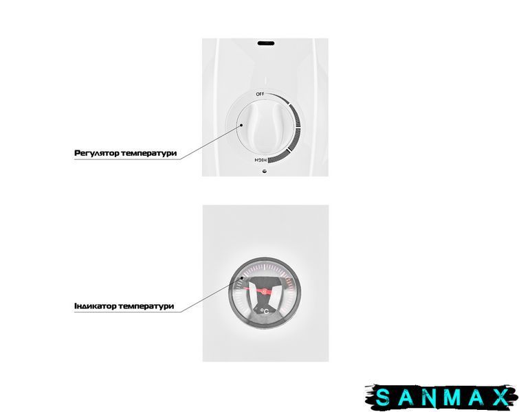 Бойлер Mixxus 50л EWH-07050 Round Wet круглий вертикальний мокрий тен 1,5 kW (WH0601) WH0601 фото