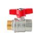 Кран кульовий 1 БГШ Вода Koer Extreme KE.218-25 Червоний метелик (KR5761) KR5761 фото 4