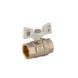 Кран кульовий 3/4 БГГ Вода KR.217.W Білий метелик (KR0179) KR0179 фото 2