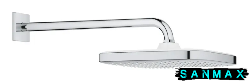Верхній душ з настінним кронштейном Grohe Tempesta Cube (26687000) 26687000 фото