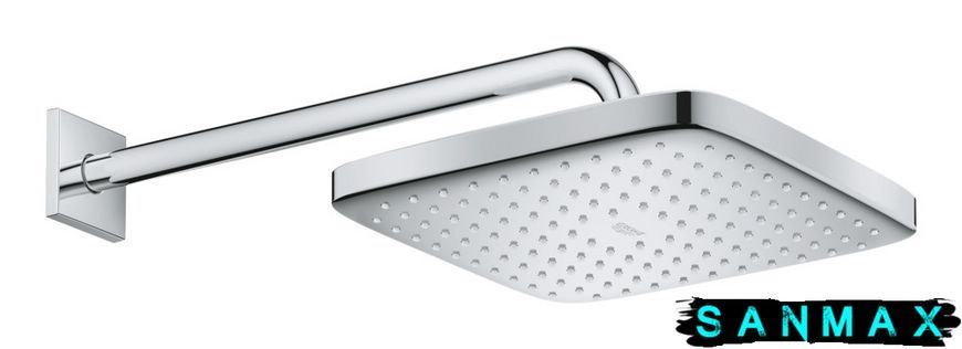 Верхній душ з настінним кронштейном Grohe Tempesta Cube (26687000) 26687000 фото