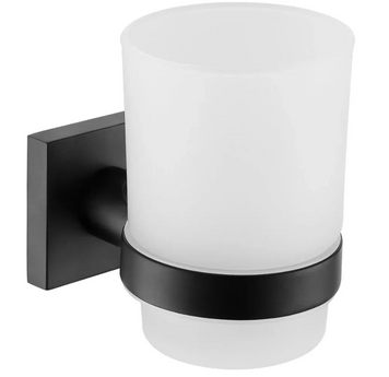 Стакан для зубних щіток Vbi Saturn Чорний Vbi-040304BL фото