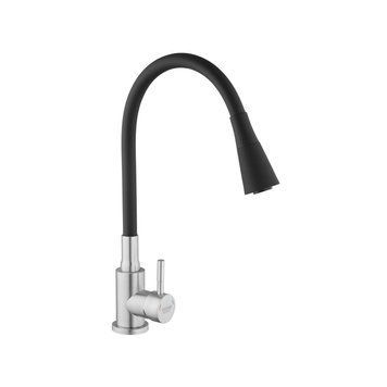 Змішувач для кухні Kroner KRP Edelstahl Klassisch - ESG031BLK CV035371 фото