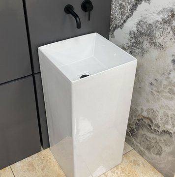 Умивальник підлоговий Vbi Ellera Білий VBI-019025 фото