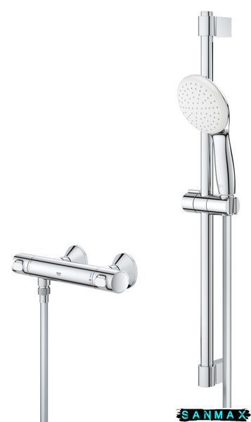 Термостат для душу Grohe Grohtherm 500 з душовим гарнітуром (34796001) 34796001 фото