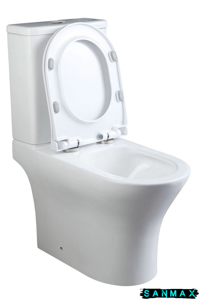 Унітаз-компакт Mixxus Wave-0402-T3 650x350x830mm система змиву Tornado 3.0 (MI7037) MI7037 фото
