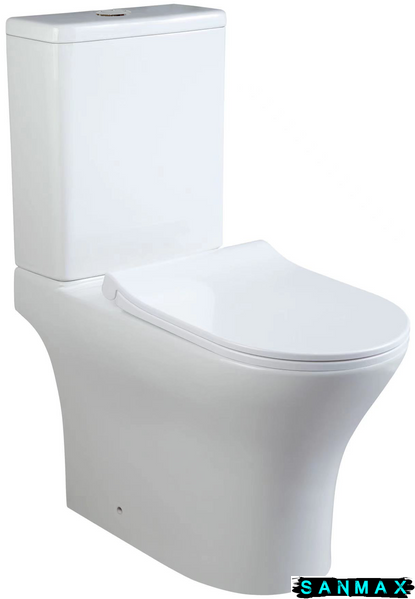 Унітаз-компакт Mixxus Wave-0402-T3 650x350x830mm система змиву Tornado 3.0 (MI7037) MI7037 фото