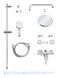 Душова система зі змішувачем для душа Grohe New Tempesta Cosmop. System (26224001) 26224001 фото 4