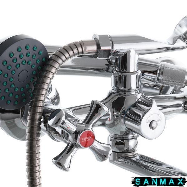 Змішувач для ванни Zerix Dmt-B 827 плоский вилив (ZX3050) ZX3050 фото