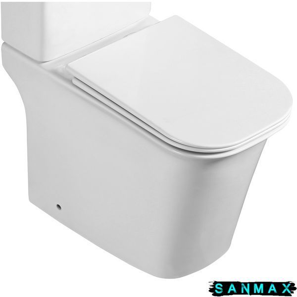 Чаша унітазу-компакту Mixxus Wave-0404-R Bowl 630х350х805 Rimless без сидіння (MI8362) MI8362 фото