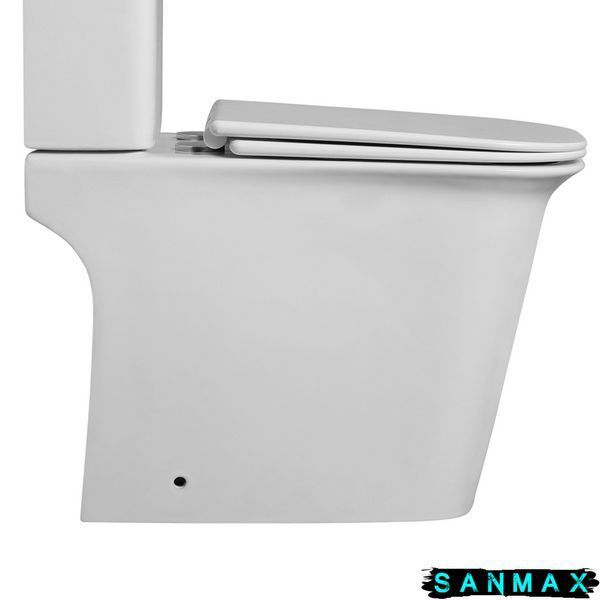 Чаша унітазу-компакту Mixxus Wave-0404-R Bowl 630х350х805 Rimless без сидіння (MI8362) MI8362 фото