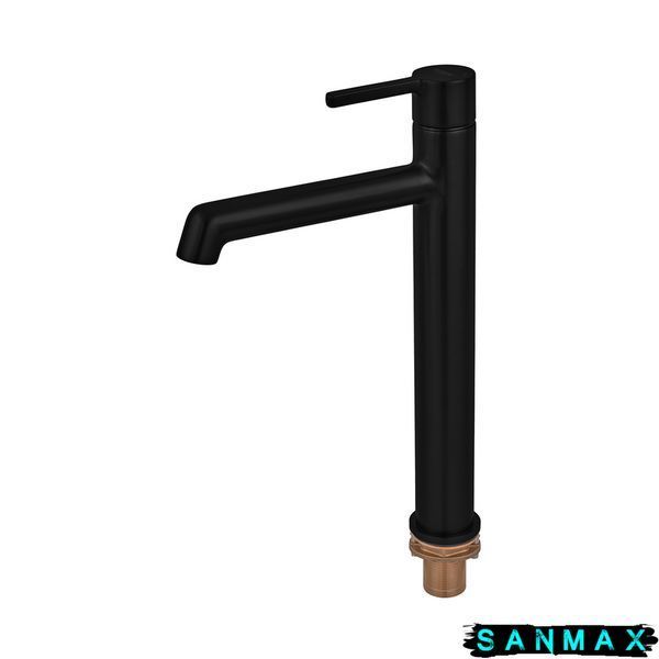 Змішувач для умивальника високий Koer KB-11029-05 Чорний (KR5488) KR5488 фото