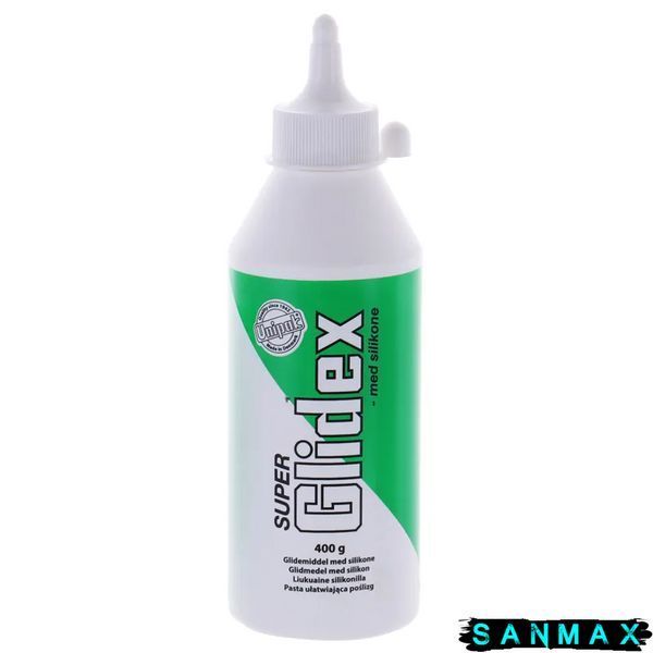 Мастильний склад для збірки каналізації Unipak Super Glidex 400г. (В пляшці) (UP0577) UP0577 фото
