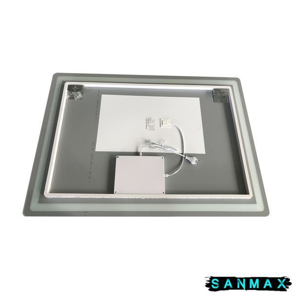 Дзеркало Zerix Mirra MR05-100x70 з LED Touch, Anti-fog, димером, регулятором яскравості (ZX6060) ZX6060 фото