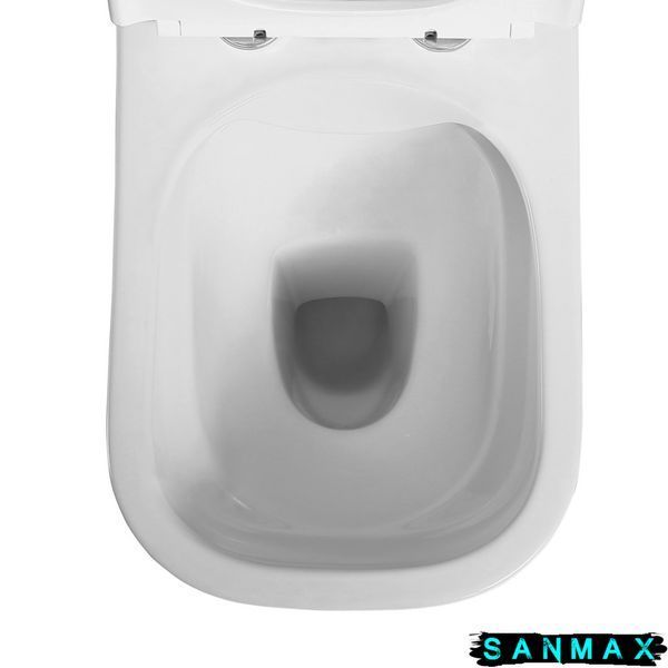 Чаша унітазу-компакту Mixxus Wave-0404-R Bowl 630х350х805 Rimless без сидіння (MI8362) MI8362 фото