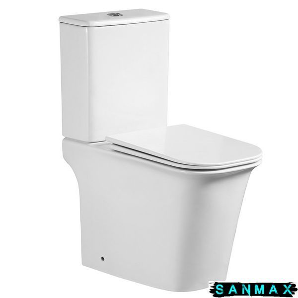 Чаша унітазу-компакту Mixxus Wave-0404-R Bowl 630х350х805 Rimless без сидіння (MI8362) MI8362 фото