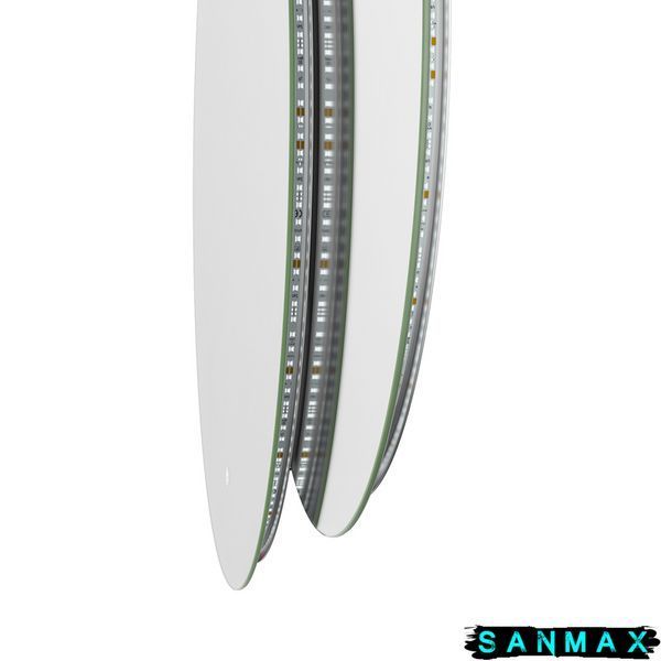 Дзеркало Mixxus Premium Toppper MC01-100x75 (Led Touch, Anti-fog, димер (3-6,5kK) (MP6631) MP6631 фото
