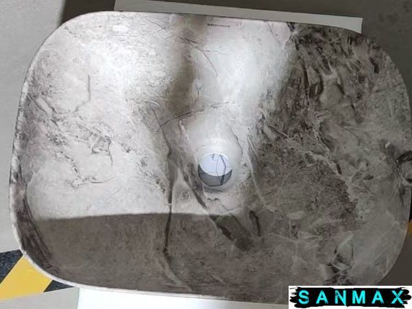 Раковина накладна Mixxus Premium Diverse-0113 Marble 455х325х135mm (MP6544) MP6544 фото