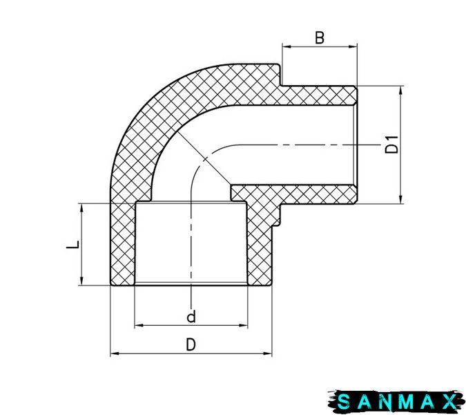 Кут Koer K0266.PRO 25 PPR 90 ВН 35/420 (KP2910) KP2910 фото