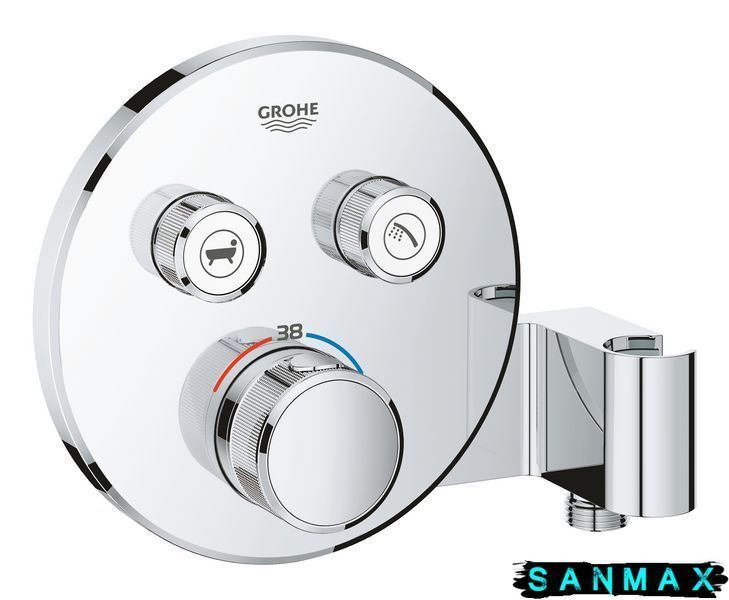 Термостат прихованого монтажу на 2 споживача Grohe Grohtherm SmartControl (29120000) 29120000 фото