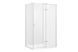 Кабіна прямокутна Besco Pixa 120x80x195 права, скло прозоре, профіль хром PPP-128-195C фото 1