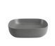 Умивальник накладний керамічний Mixxus Premium Diverse-0115 Gray 490x395x135mm Сірий (MP6650) MP6650 фото 4