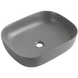 Умивальник накладний керамічний Mixxus Premium Diverse-0115 Gray 490x395x135mm Сірий (MP6650) MP6650 фото 6