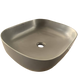 Умивальник накладний керамічний Mixxus Premium Diverse-0115 Gray 490x395x135mm Сірий (MP6650) MP6650 фото 7