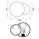 Дзеркало Mixxus Premium Toppper MC01-100x75 (Led Touch, Anti-fog, димер (3-6,5kK) (MP6631) MP6631 фото 13