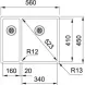 Кухонна інтегрована мийка Franke Box 56х45 BXX 260/160-34-16 (127.0369.916) 127.0369.916 фото 2